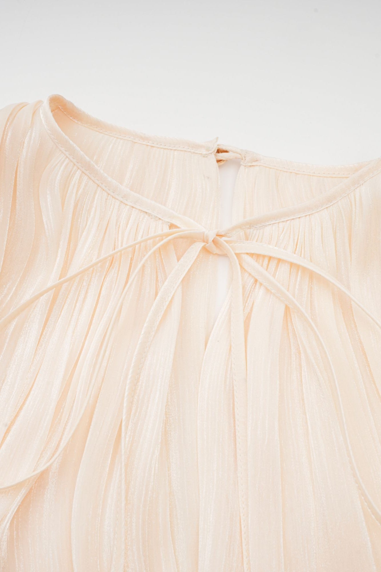 Aurore Mini Dress with Ruffles and Full Pleats
