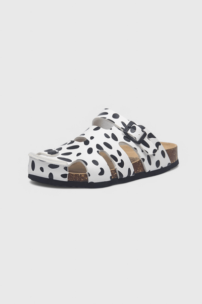 Neya Zuecos de Corcho con Hebilla y Plantilla Confortable