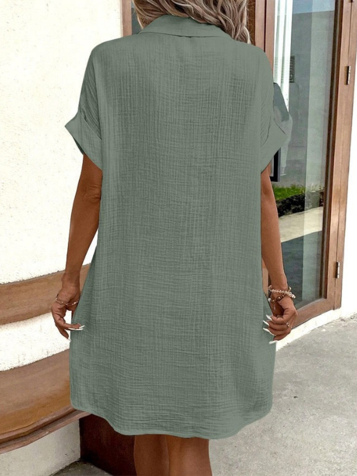 Frederika® | Vestido de lino suave y chic de estilo casual