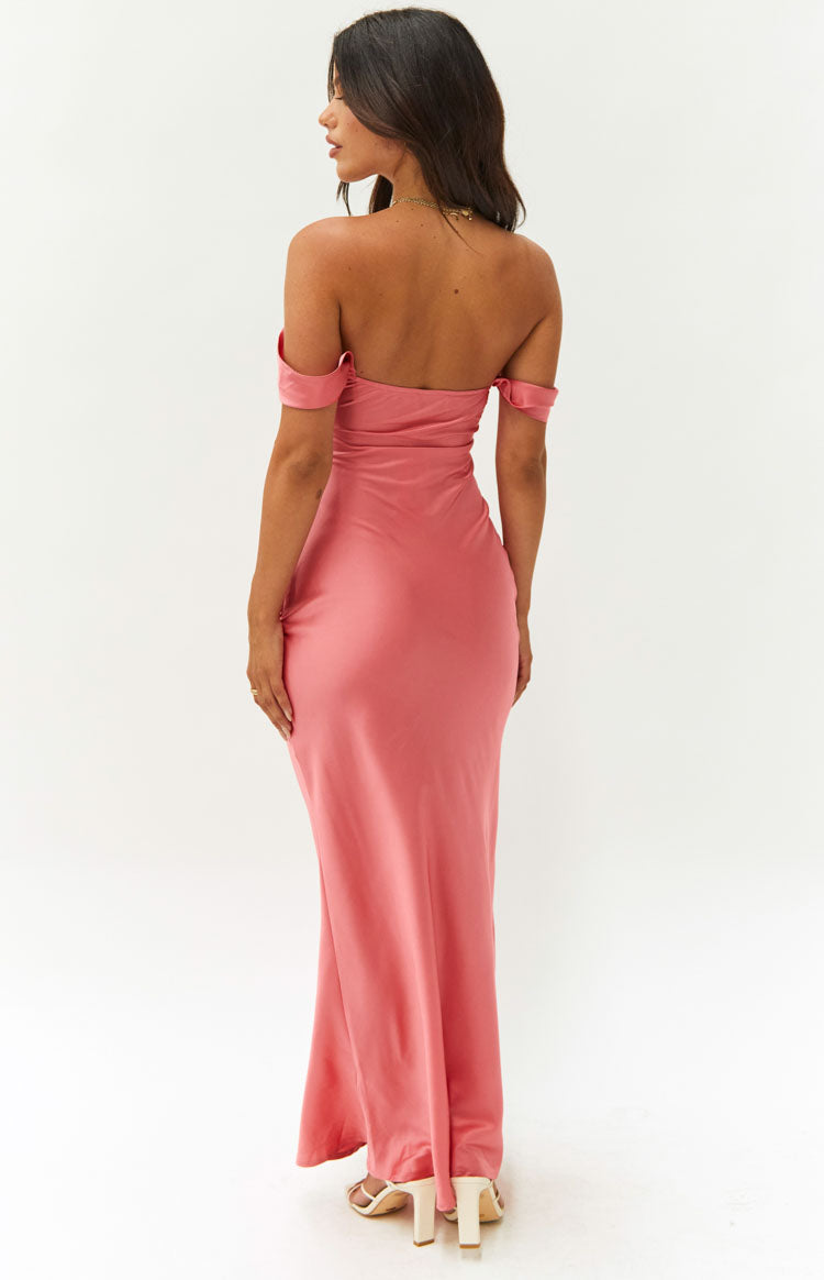 Rosalia™ – Vestido Satinado Off-Shoulder