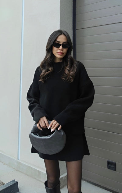 María™ Conjunto de Punto – suéter & falda