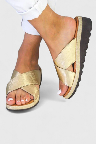 Sandalias Ortopédicas de Cuña Annelym para Uso Exterior