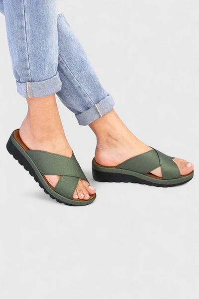 Sandalias Ortopédicas de Cuña Annelym para Uso Exterior