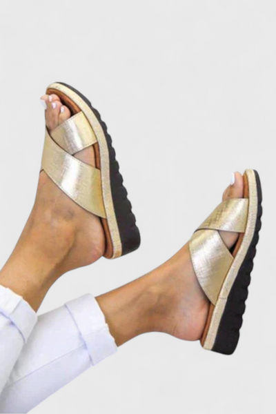Sandalias Ortopédicas de Cuña Annelym para Uso Exterior