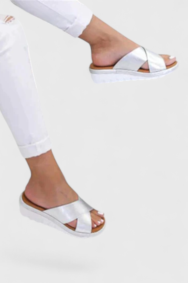Sandalias Ortopédicas de Cuña Annelym para Uso Exterior