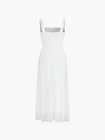 Sara® | Vestido Largo Elegante de Estilo Sólido