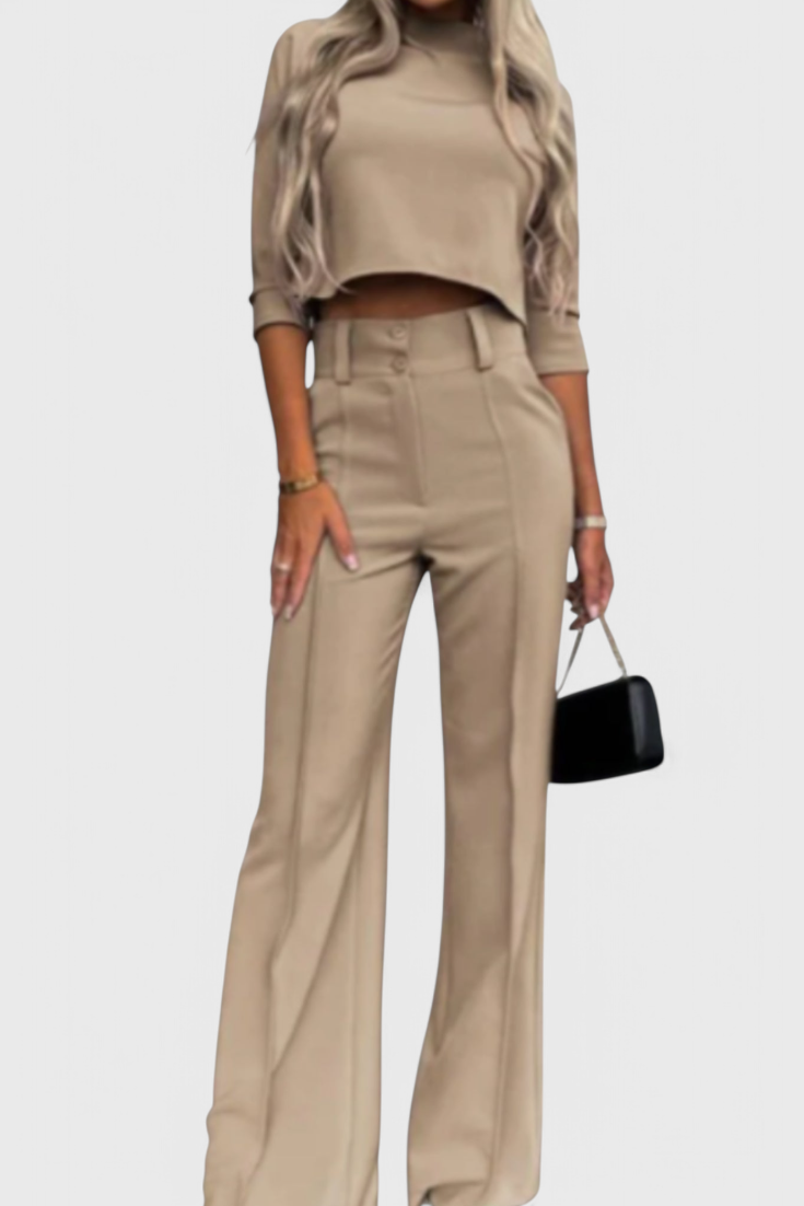 Cleo Conjunto Chic de Pantalón y Blusa