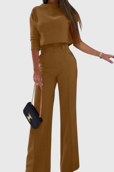 Cleo Conjunto Chic de Pantalón y Blusa