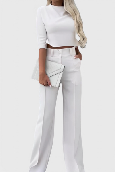 Cleo Conjunto Chic de Pantalón y Blusa