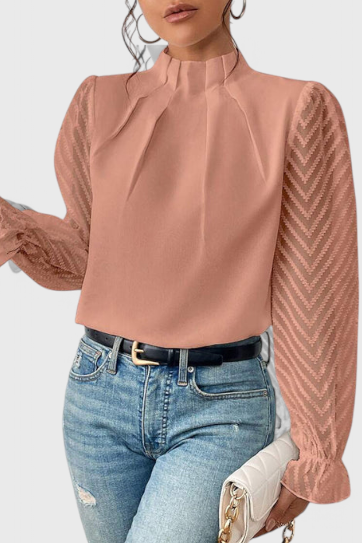 Helga Camisa de Manga Larga Estilo Náutico