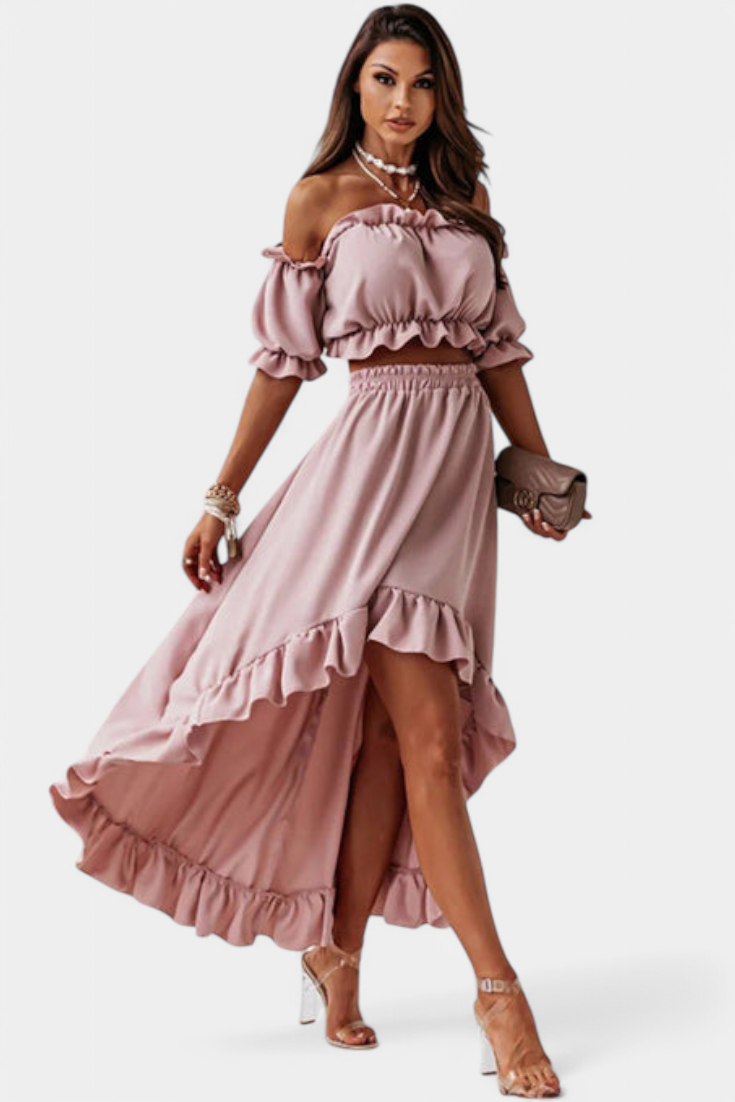 Katja Conjunto de Dos Piezas con Escote Bardot