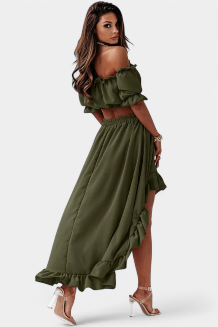 Katja Conjunto de Dos Piezas con Escote Bardot