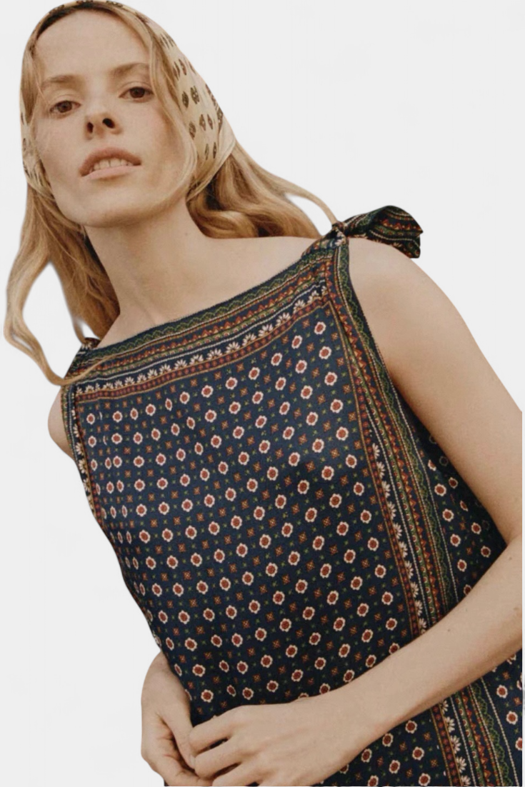 Lorena Mini Dress Montmartre Scarf