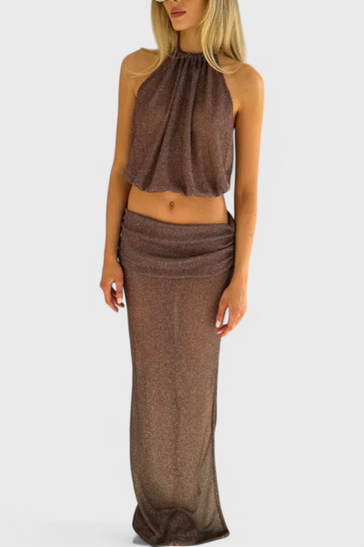 Conjunto de Dos Piezas Halter Zhenya