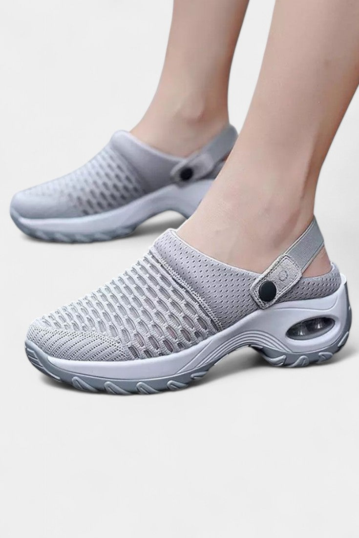 Bessie Zapatillas de Malla con Tecnología de Amortiguación de Aire
