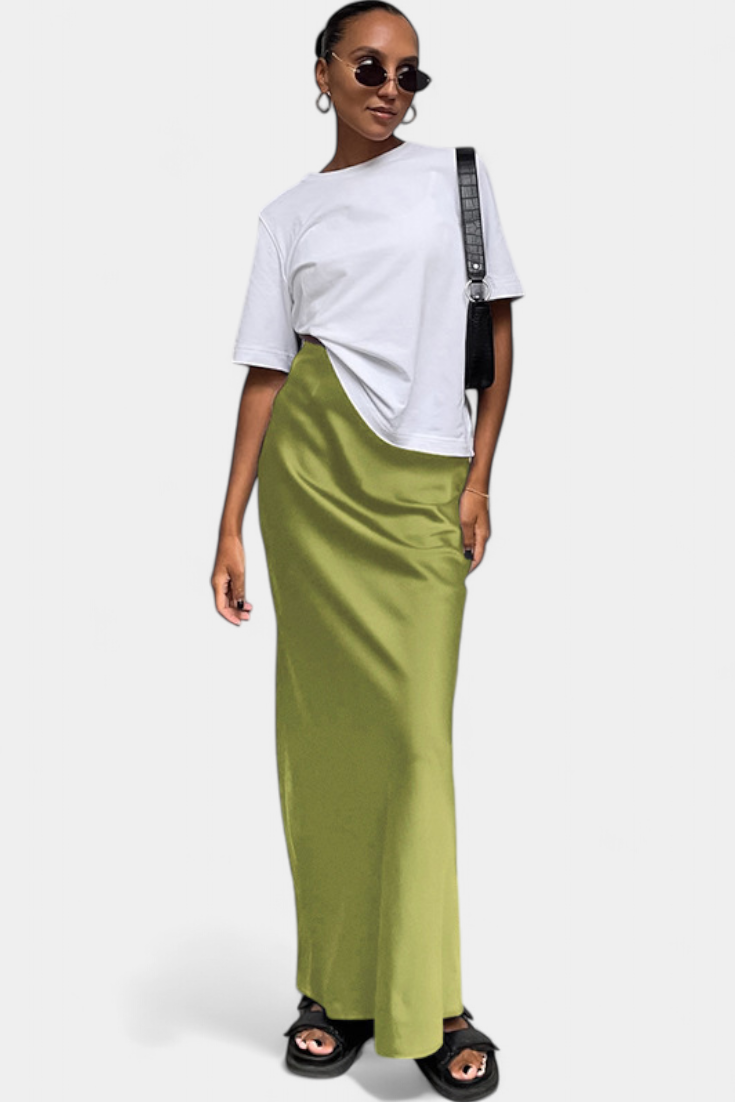 Falda Maxi Utility Fable de Diseño Sencillo y Acabado Elegante