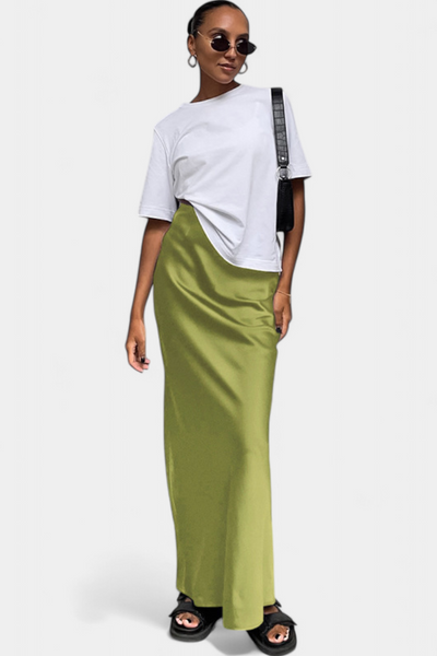 Falda Maxi Utility Fable de Diseño Sencillo y Acabado Elegante