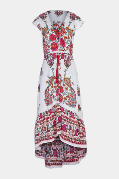 Chiara Vestido Boho Chic Floral con Cintura Ajustable