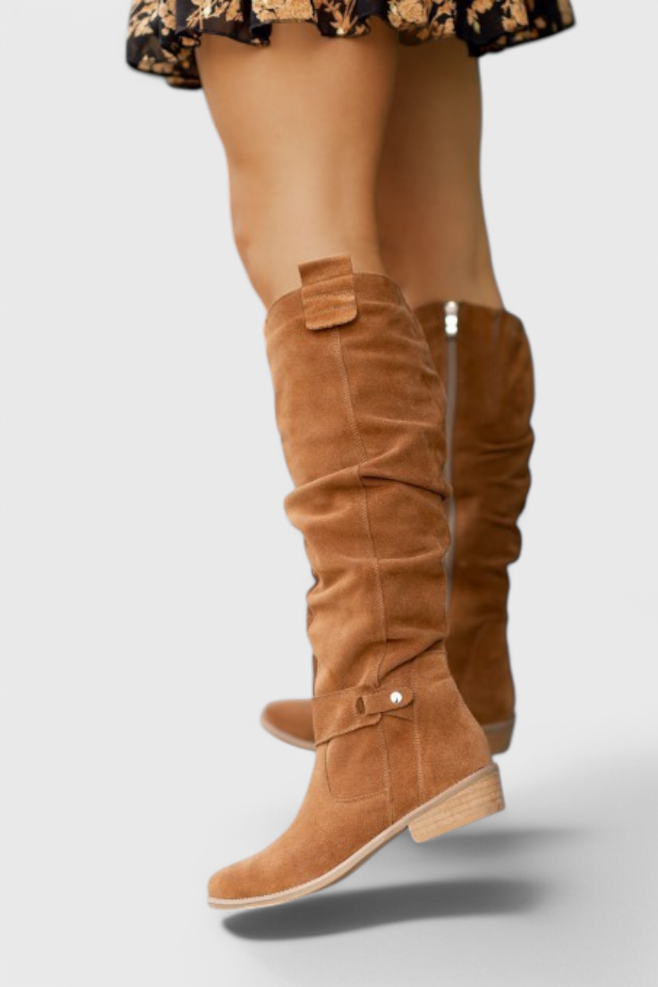 Celine Botas Altas de Diseño Retro