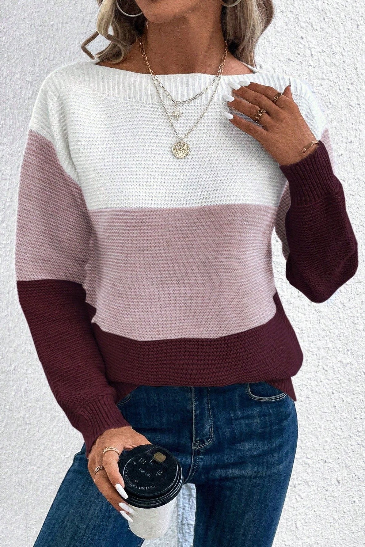 Soria Suave Jersey de Mezcla de Lana