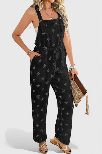 Mono Largo Relajado Bianca con Estampado de Estrellas