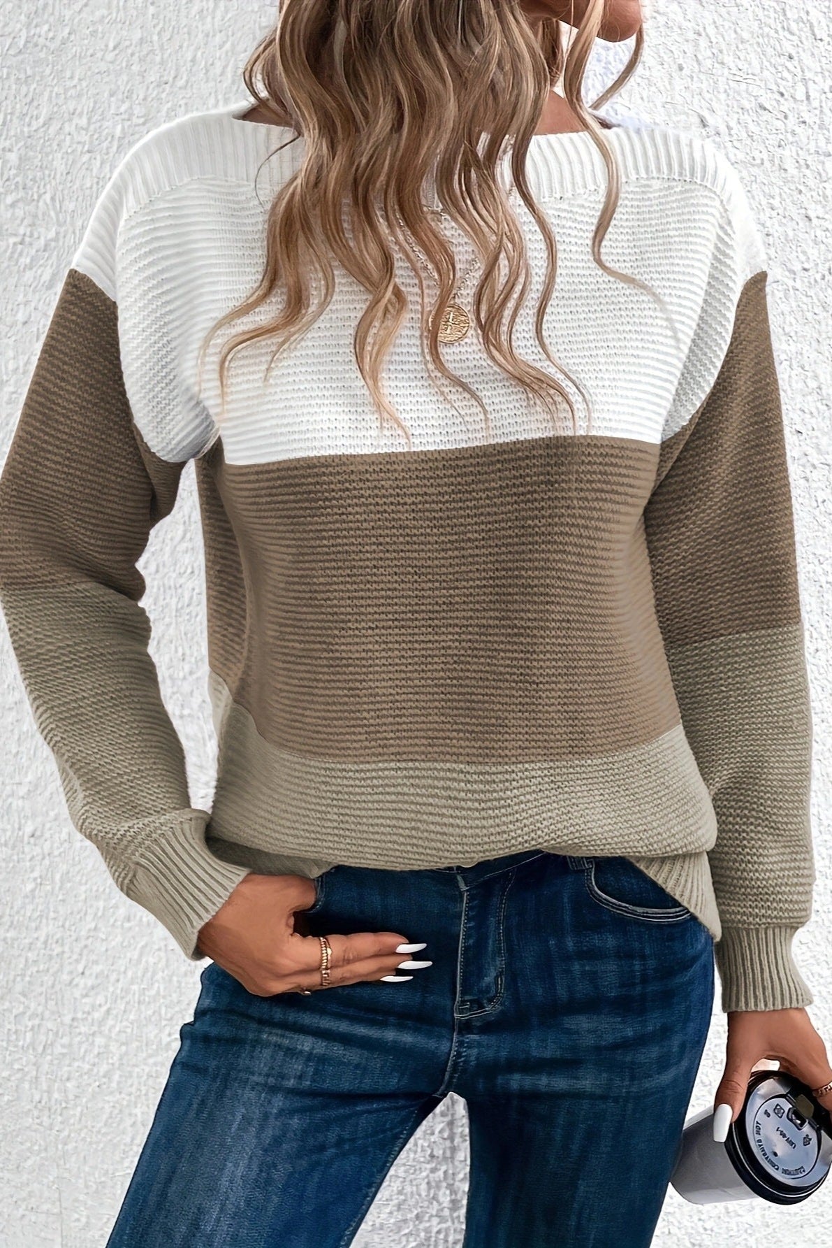 Soria Suave Jersey de Mezcla de Lana