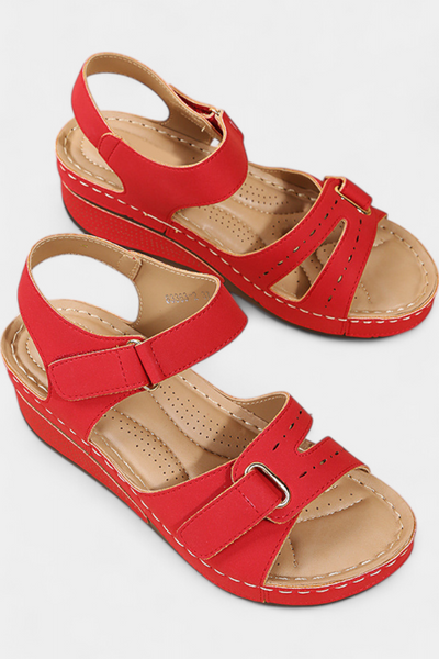 Sandalias Elegantes Jenna con Tiras y Hebilla Regulable