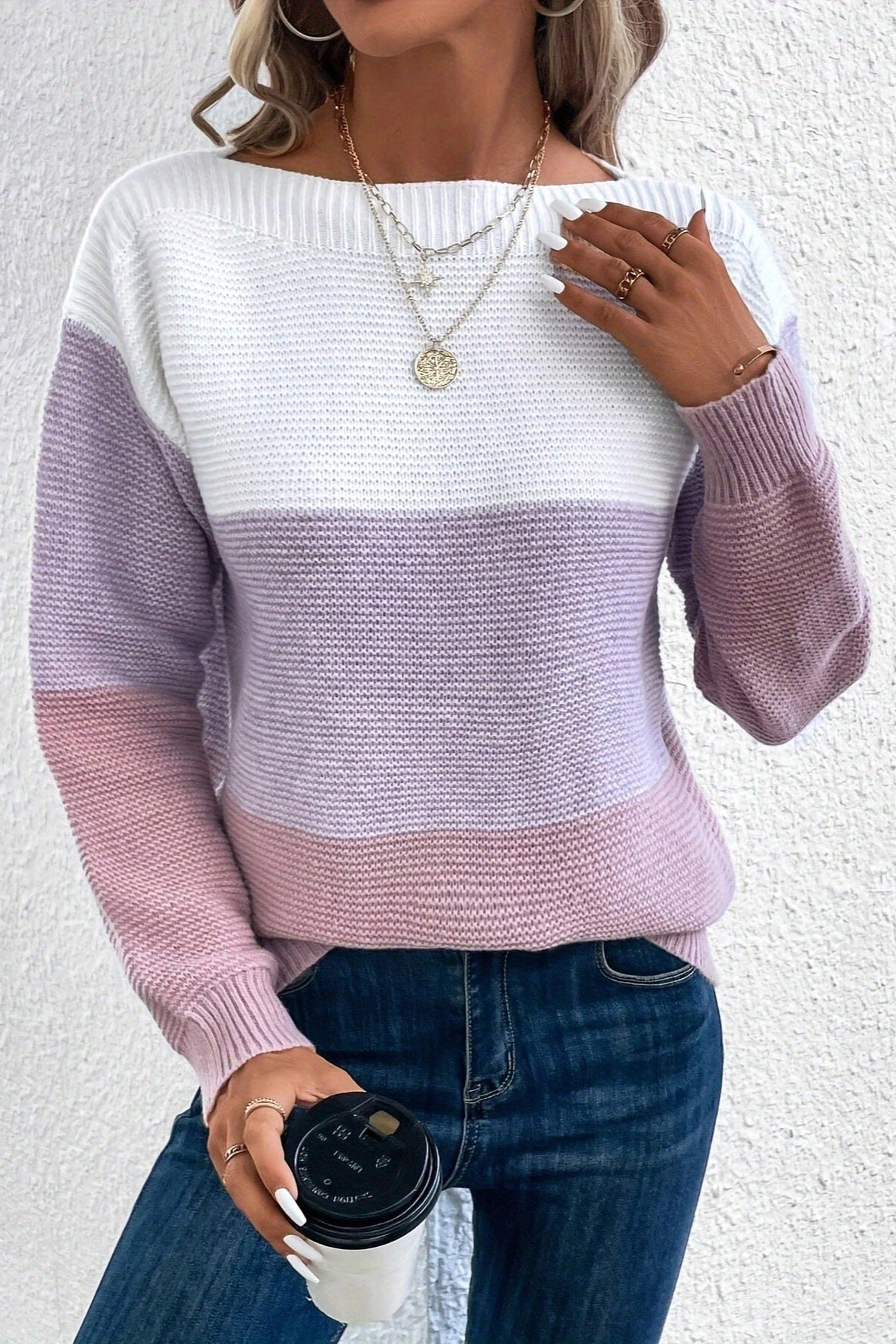 Soria Suave Jersey de Mezcla de Lana