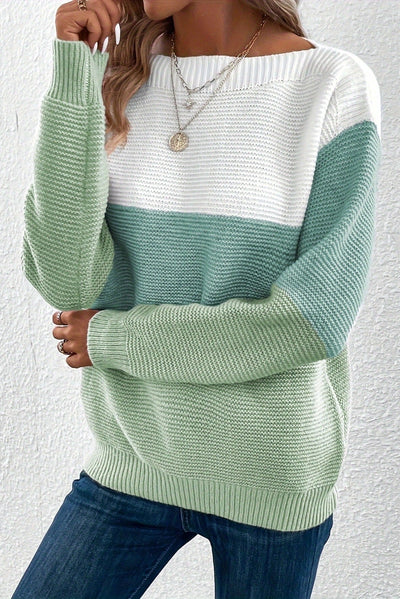 Soria Suave Jersey de Mezcla de Lana
