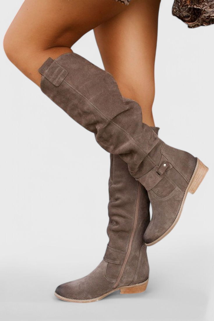 Celine Botas Altas de Diseño Retro