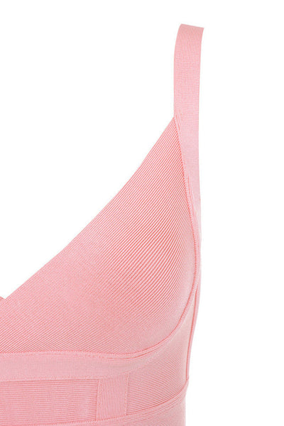 Vestido bandage rosa