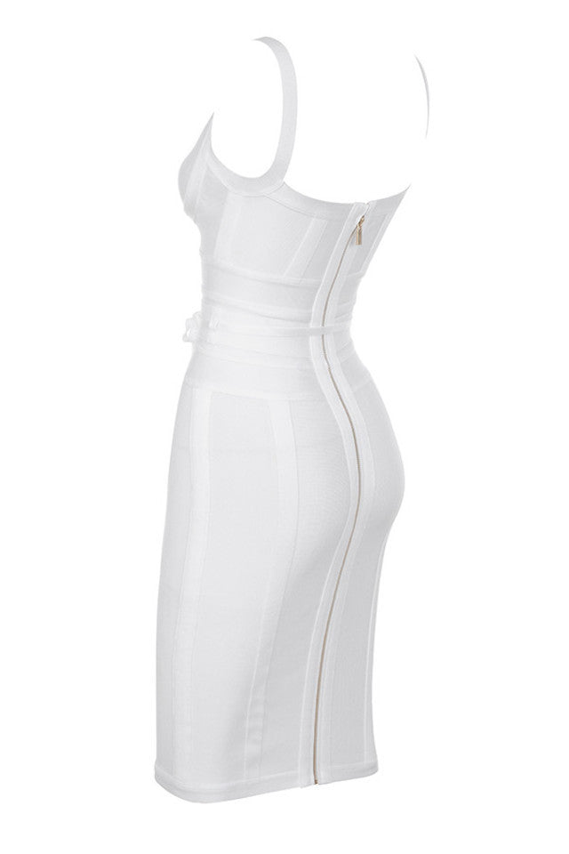 Vestido bandage blanco