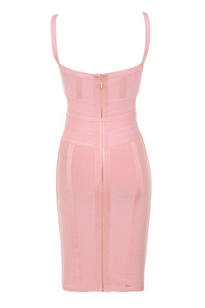 Vestido bandage rosa