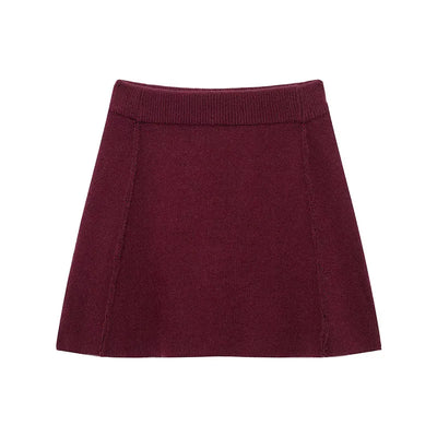 Conjunto “Arden” | Cárdigan de punto y minifalda ajustada