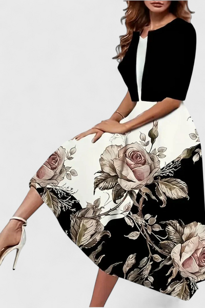 Conjunto Midi de Vestido y Blazer Estrella