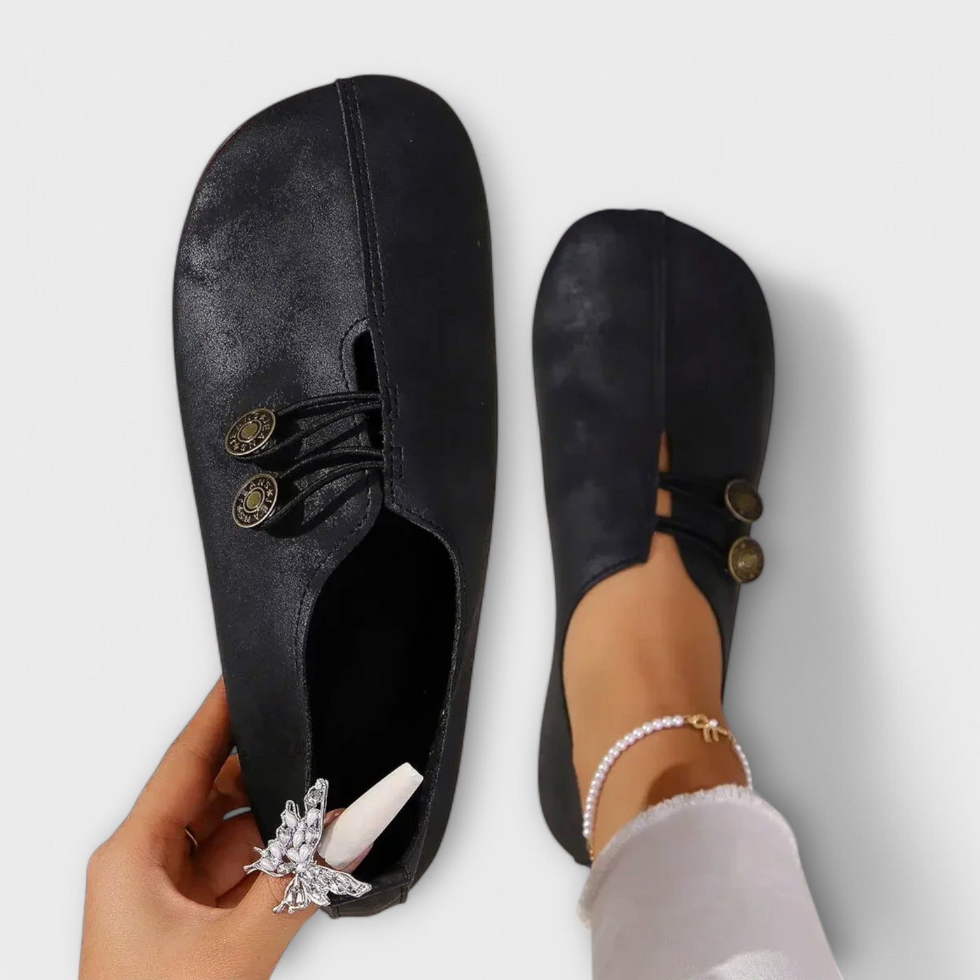 Taera Mocasines Ultraligeros de Ante