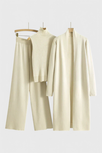 Conjunto de Punto de 3 Piezas Mahalia
