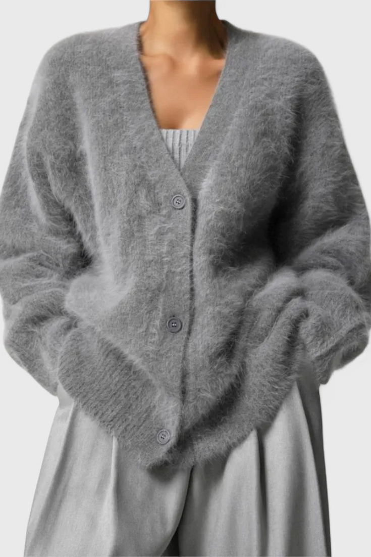 Suave Cardigan Daniela de Mezcla de Cachemira