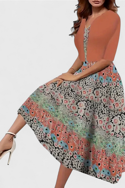 Conjunto Midi de Vestido y Blazer Estrella
