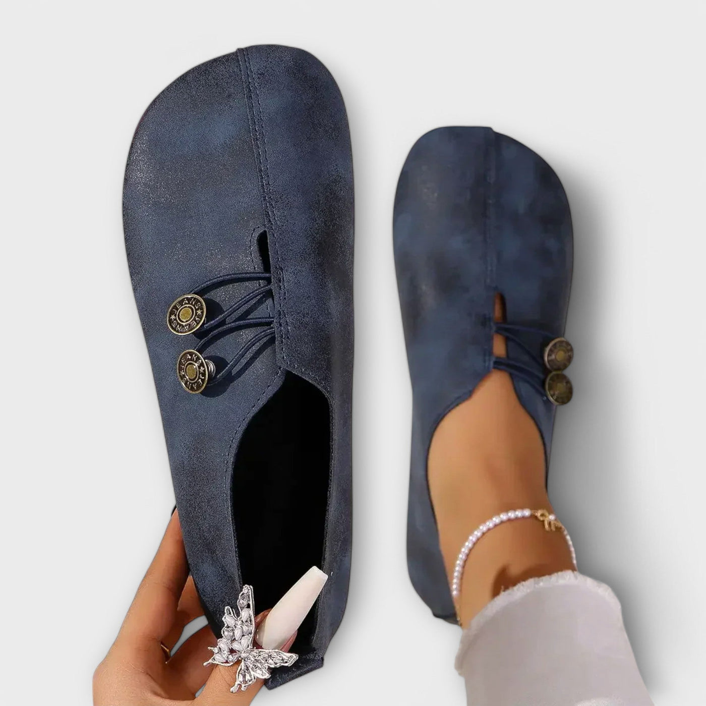 Taera Mocasines Ultraligeros de Ante