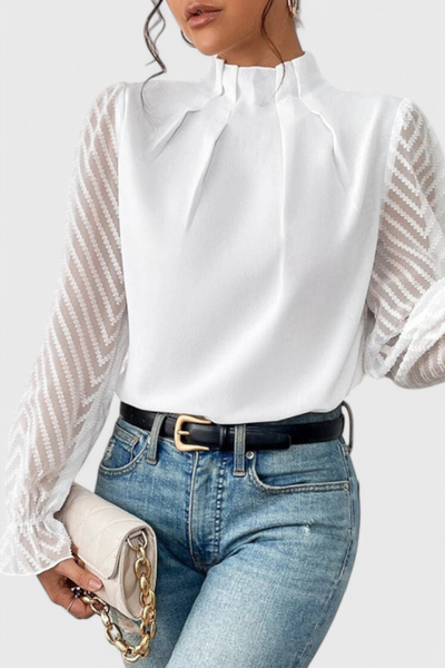 Helga Camisa de Manga Larga Estilo Náutico