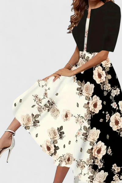Conjunto Midi de Vestido y Blazer Estrella