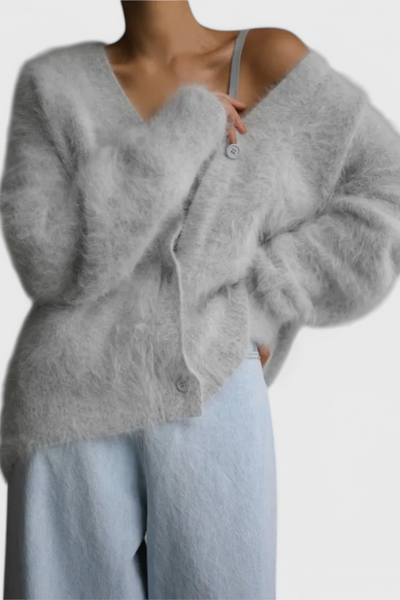 Suave Cardigan Daniela de Mezcla de Cachemira
