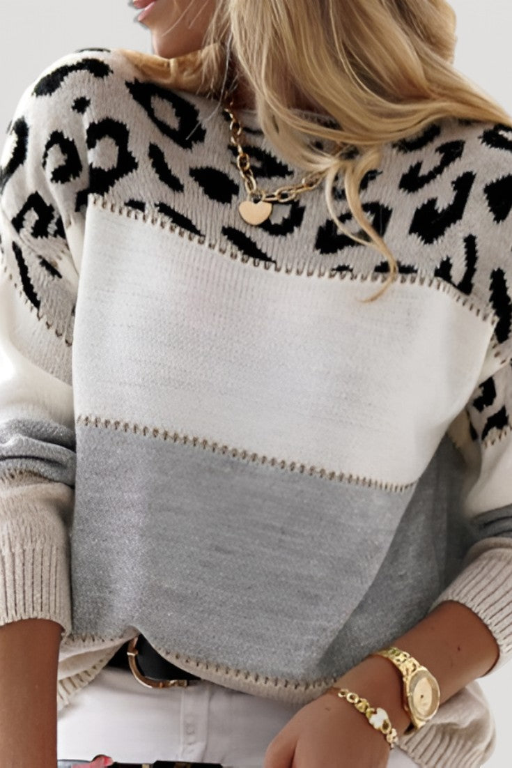 Sophie Suéter de Punto con Diseño Divertido