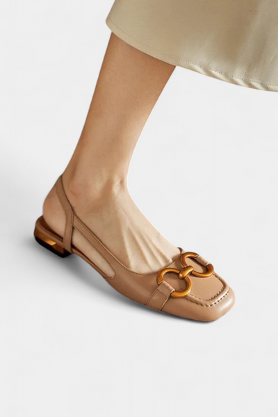 Alma Mocasines Slingback de Punta Cuadrada