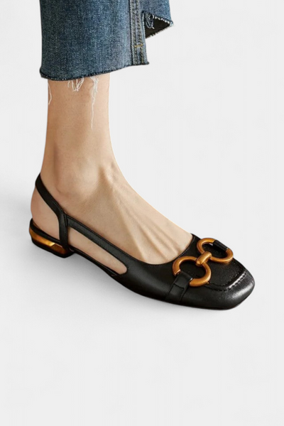 Alma Mocasines Slingback de Punta Cuadrada