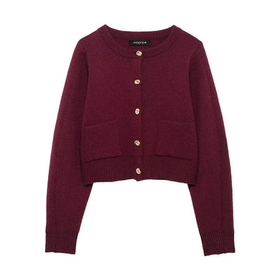 Conjunto “Arden” | Cárdigan de punto y minifalda ajustada