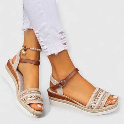 Miona Sandalias de Estilo Náutico