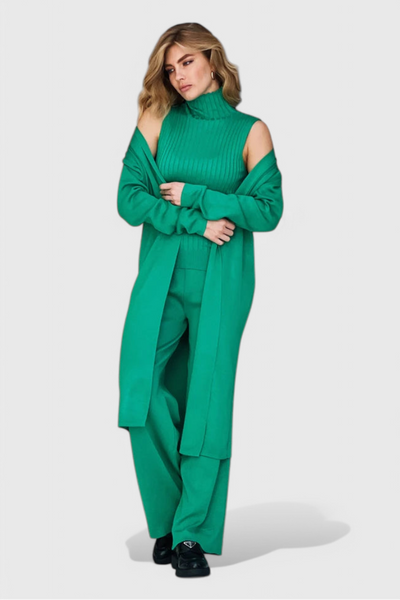 Conjunto de Punto de 3 Piezas Mahalia
