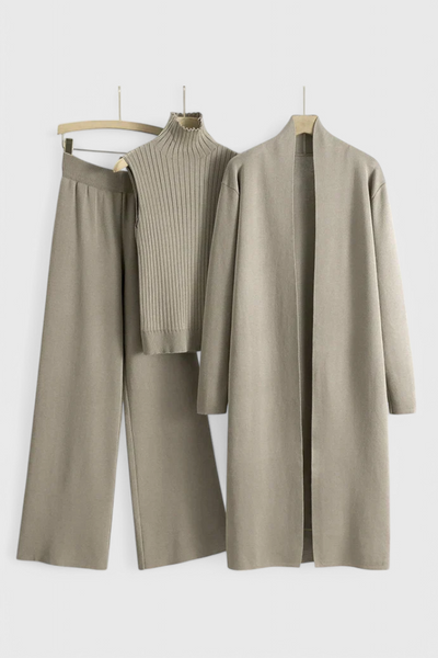 Conjunto de Punto de 3 Piezas Mahalia